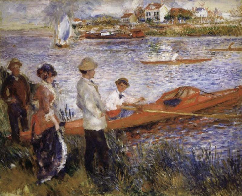 Pierre Renoir Oarsmen at Chatou oil painting picture